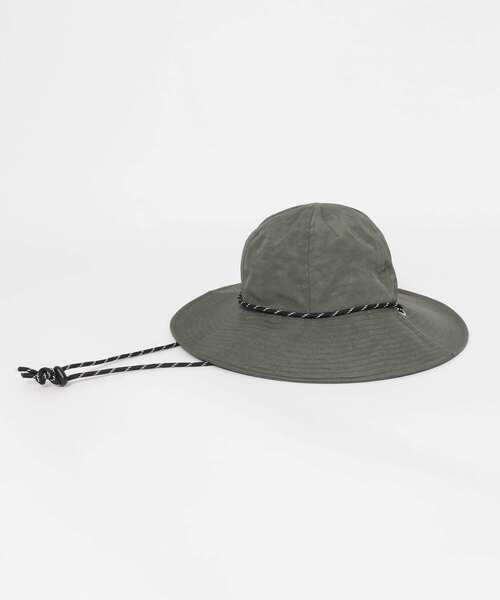 KBF（ケイビーエフ）の「ドロストナイロンHAT（ハット・レディース・ブラック/チャコールグレー・ONE）」の5枚目の写真