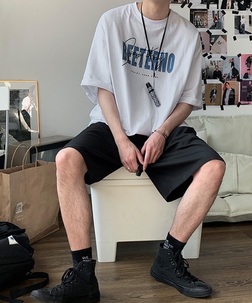 Anchor Smith(アンカー スミス)の「ニュアンスロゴプリント ビッグシルエット半袖Tシャツ(Tシャツ/カットソー・メンズ・グレー/ブラック/ホワイト・XL/L/M)」の22枚目の写真
