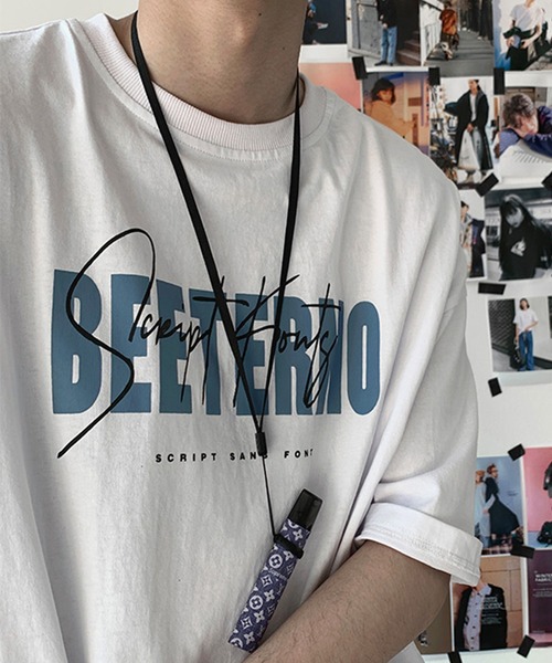 Anchor Smith(アンカー スミス)の「ニュアンスロゴプリント ビッグシルエット半袖Tシャツ(Tシャツ/カットソー・メンズ・グレー/ブラック/ホワイト・XL/L/M)」の20枚目の写真