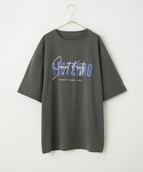 Anchor Smith(アンカー スミス)の「ニュアンスロゴプリント ビッグシルエット半袖Tシャツ(Tシャツ/カットソー・メンズ・グレー/ブラック/ホワイト・XL/L/M)」の12枚目の写真