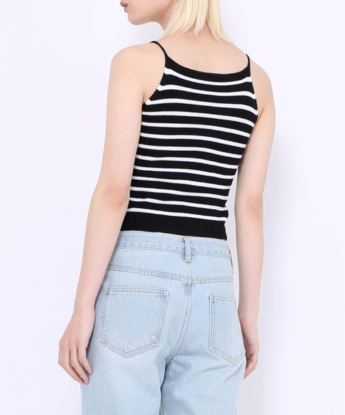 Figments（フィグメンツ）の「クロップドキャミソール（キャミソール・レディース・ブラック/ホワイト/その他1・FREE）」の5枚目の写真