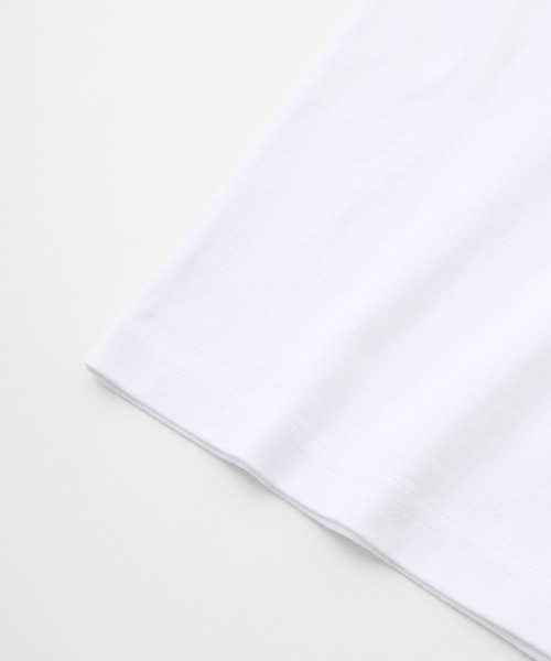 MILKFED.（ミルクフェド）の「POP LOGO WIDE S/S TEE（Tシャツ/カットソー・レディース・ライトピンク/ブラック/ホワイト・ONE SIZE）」の9枚目の写真