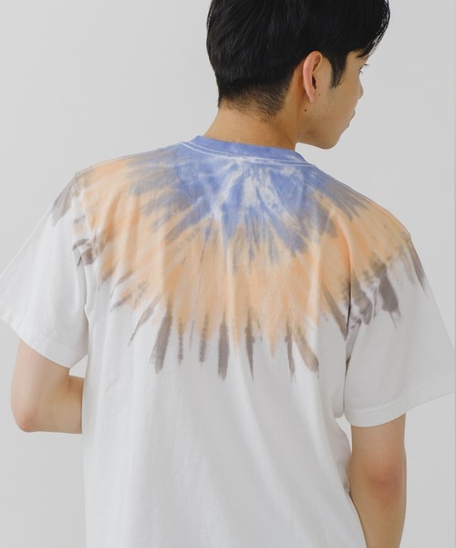 WHIMSIC（ウィムジック）の「【UNISEX】注染Tシャツ（Tシャツ/カットソー・メンズ・パープル系その他2/ブルー系その他2/ブルー系その他/パープル系その他・FREE）」の3枚目の写真