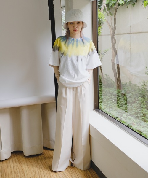 WHIMSIC（ウィムジック）の「【UNISEX】注染Tシャツ（Tシャツ/カットソー・メンズ・パープル系その他2/ブルー系その他2/ブルー系その他/パープル系その他・FREE）」の5枚目の写真