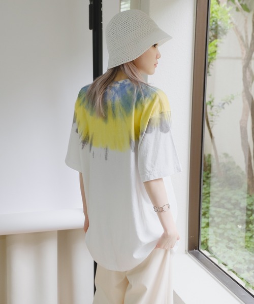 WHIMSIC（ウィムジック）の「【UNISEX】注染Tシャツ（Tシャツ/カットソー・メンズ・パープル系その他2/ブルー系その他2/ブルー系その他/パープル系その他・FREE）」の7枚目の写真