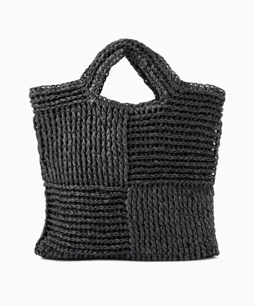 Vincent Pradier（ヴァンサンプラディエ）の「(VINCENT PRADIER)ペーパーバッグ（トートバッグ・レディース・ブラック/レッド/イエロー・FREE）」の14枚目の写真