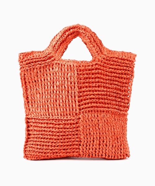 Vincent Pradier（ヴァンサンプラディエ）の「(VINCENT PRADIER)ペーパーバッグ（トートバッグ・レディース・ブラック/レッド/イエロー・FREE）」の6枚目の写真