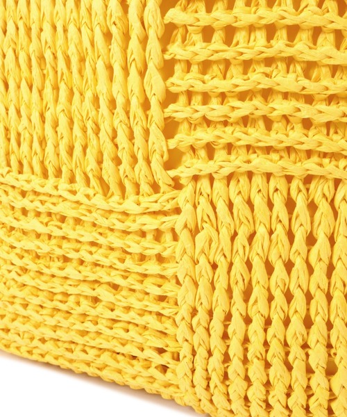 Vincent Pradier（ヴァンサンプラディエ）の「(VINCENT PRADIER)ペーパーバッグ（トートバッグ・レディース・ブラック/レッド/イエロー・FREE）」の13枚目の写真