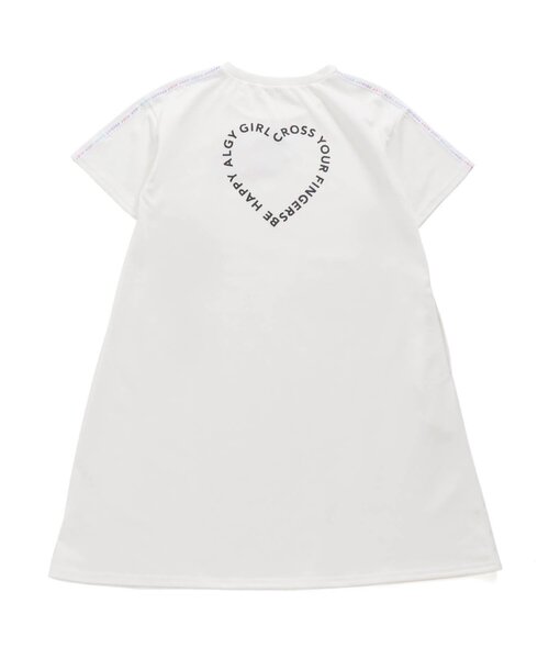 algy（アルジー）の「【接触冷感】カラフルロゴラインワンピ（ワンピース・キッズ・オフホワイト/ブラック/グリーン・XX-SMALL/X-SMALL/MEDIUM/SMALL）」の12枚目の写真