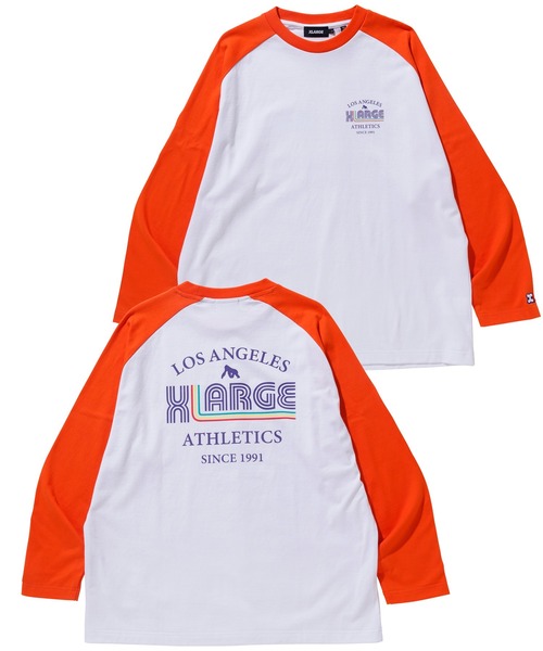 【セール】XLARGE ATHLETICS RAGLAN TEE（Tシャツ/カットソー）｜XLARGE（エクストララージ）