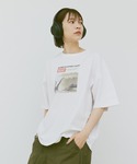 flaner(フラネ)のLoose dinosaur print Tee/ルーズダイナソープリントT