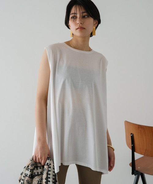 LOUNGEDRESS（ラウンジドレス）の「シルケットAラインカットソー（T 
