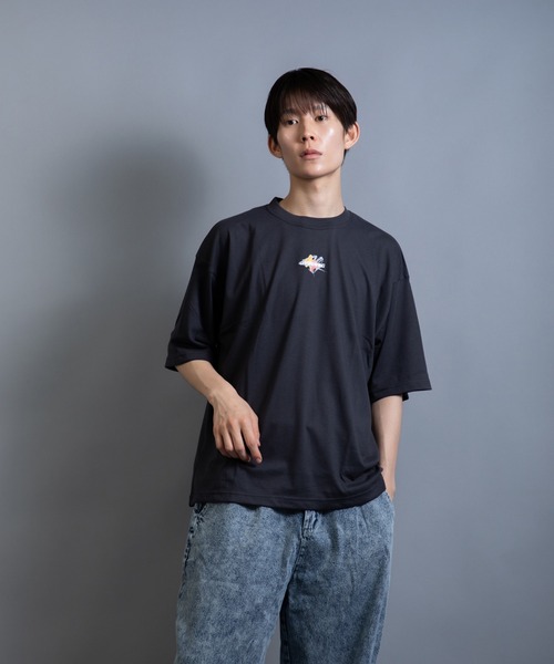 En serio TOKYO(エンソリオトーキョー)の「ROCK&ART ビッグシルエット TEE(Tシャツ/カットソー・メンズ・ホワイト/チャコールグレー/ライトグレー/ブラック・M/L)」の7枚目の写真