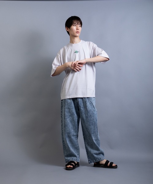 En serio TOKYO(エンソリオトーキョー)の「ROCK&ART ビッグシルエット TEE(Tシャツ/カットソー・メンズ・ホワイト/チャコールグレー/ライトグレー/ブラック・M/L)」の13枚目の写真