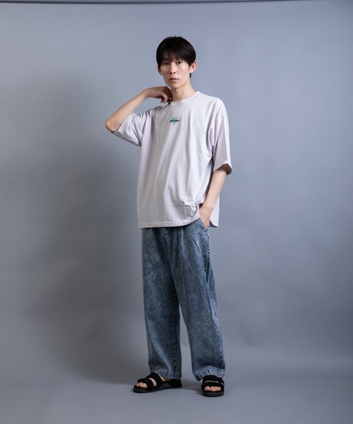 En serio TOKYO(エンソリオトーキョー)の「ROCK&ART ビッグシルエット TEE(Tシャツ/カットソー・メンズ・ホワイト/チャコールグレー/ライトグレー/ブラック・M/L)」の14枚目の写真