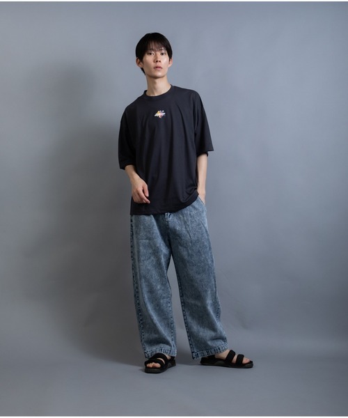 En serio TOKYO(エンソリオトーキョー)の「ROCK&ART ビッグシルエット TEE(Tシャツ/カットソー・メンズ・ホワイト/チャコールグレー/ライトグレー/ブラック・M/L)」の6枚目の写真