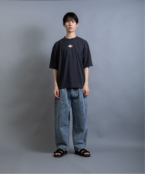En serio TOKYO(エンソリオトーキョー)の「ROCK&ART ビッグシルエット TEE(Tシャツ/カットソー・メンズ・ホワイト/チャコールグレー/ライトグレー/ブラック・M/L)」の10枚目の写真