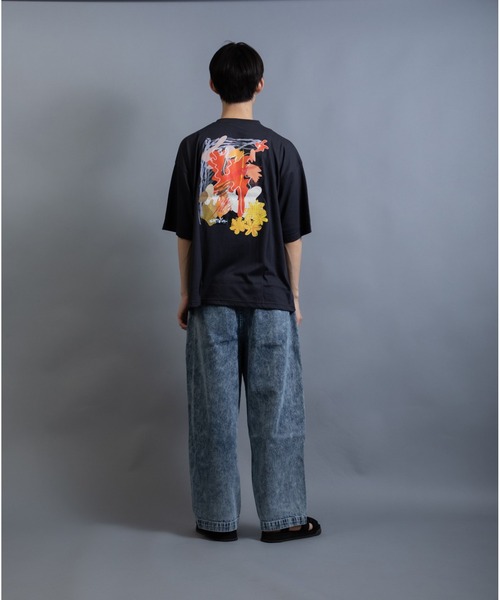 En serio TOKYO(エンソリオトーキョー)の「ROCK&ART ビッグシルエット TEE(Tシャツ/カットソー・メンズ・ホワイト/チャコールグレー/ライトグレー/ブラック・M/L)」の12枚目の写真