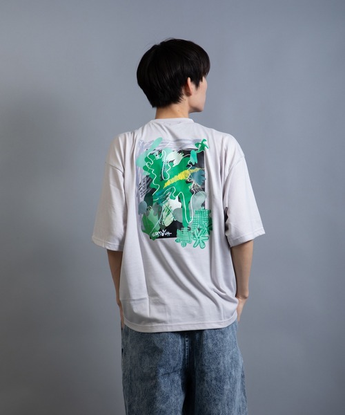 En serio TOKYO(エンソリオトーキョー)の「ROCK&ART ビッグシルエット TEE(Tシャツ/カットソー・メンズ・ホワイト/チャコールグレー/ライトグレー/ブラック・M/L)」の17枚目の写真