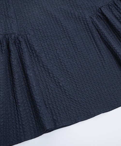 AMELY(エミリー)の「バックリボンサイドティアードキャミワンピース(ワンピース・レディース・ベージュ系その他/ブルー/ブラック/ネイビー系/ブラウン系その他/ブラック系その他・フリー)」の10枚目の写真