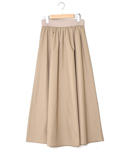 w closet(ダブルクローゼット)の「【マルチウェイ/カップ付き】異素材キャミワンピース(ワンピース・レディース・オフホワイト/ブラック/ベージュ/チャコールグレー・FREE)」の6枚目の写真