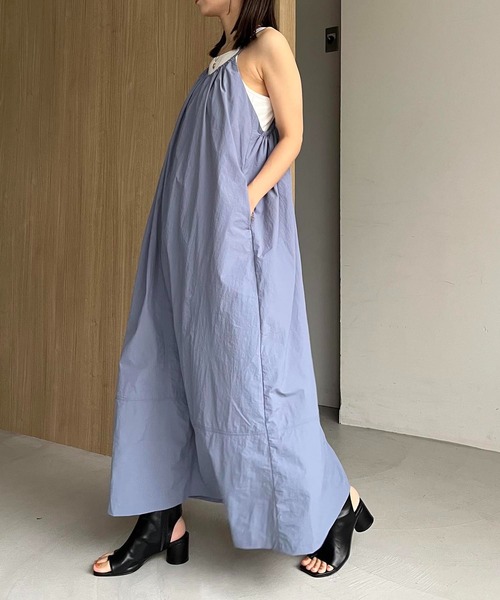 CAPRICIEUX LE'MAGE(カプリシューレマージュ)の「【サイズ展開あり】アメスリギャザーワンピース(ワンピース・レディース・ベージュ/ブラック/ブルー・FREE/PS)」の20枚目の写真