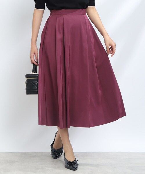 couture brooch(クチュールブローチ)の「◆【S-LL/裏表リバーシブル】カラーリバーシブルスカート(スカート・レディース・ピンク系/ネイビー/ブラウン系その他・36/42/38/40)」の3枚目の写真