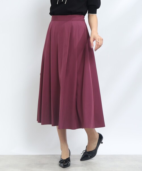 couture brooch(クチュールブローチ)の「◆【S-LL/裏表リバーシブル】カラーリバーシブルスカート(スカート・レディース・ピンク系/ネイビー/ブラウン系その他・36/42/38/40)」の5枚目の写真