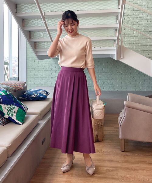 couture brooch(クチュールブローチ)の「◆【S-LL/裏表リバーシブル】カラーリバーシブルスカート(スカート・レディース・ピンク系/ネイビー/ブラウン系その他・36/42/38/40)」の11枚目の写真