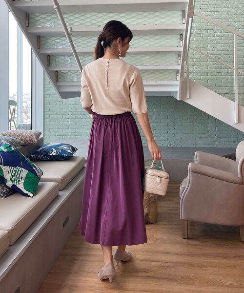 couture brooch(クチュールブローチ)の「◆【S-LL/裏表リバーシブル】カラーリバーシブルスカート(スカート・レディース・ピンク系/ネイビー/ブラウン系その他・36/42/38/40)」の6枚目の写真