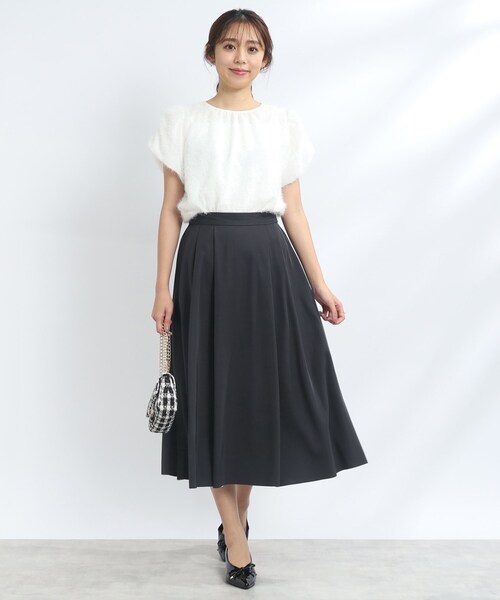 couture brooch(クチュールブローチ)の「◆【S-LL/裏表リバーシブル】カラーリバーシブルスカート(スカート・レディース・ピンク系/ネイビー/ブラウン系その他・36/42/38/40)」の16枚目の写真