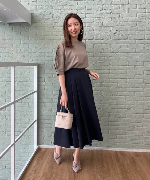 couture brooch(クチュールブローチ)の「◆【S-LL/裏表リバーシブル】カラーリバーシブルスカート(スカート・レディース・ピンク系/ネイビー/ブラウン系その他・36/42/38/40)」の17枚目の写真