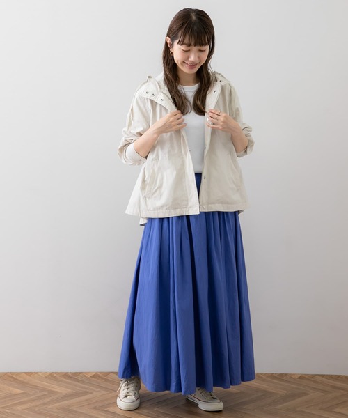 URBAN RESEARCH Sonny Label(アーバンリサーチサニーレーベル)の「撥水バックフレアマウンテンパーカー(マウンテンパーカー・レディース・ブラック/ベージュ/ライトグレー・FREE)」の22枚目の写真