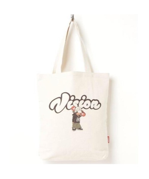 VISION STREET WEAR(ヴィジョンストリートウェア)の「【VISION】VISION 帆布プリント トートバッグ(ST)(トートバッグ・メンズ・その他1/その他4/その他3/その他2・FREE)」の1枚目の写真