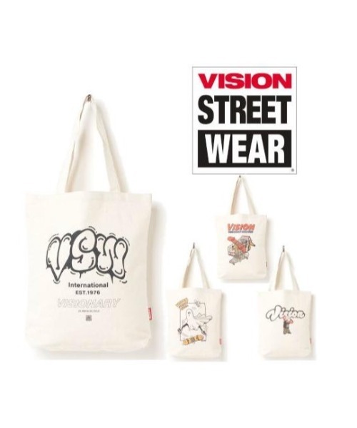 VISION STREET WEAR(ヴィジョンストリートウェア)の「【VISION】VISION 帆布プリント トートバッグ(ST)(トートバッグ・メンズ・その他1/その他4/その他3/その他2・FREE)」の9枚目の写真
