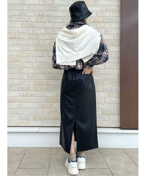 BACK NUMBER(バックナンバー)の「【BACK NUMBER】フェイクレザーハット(ハット・レディース・ブラック/ブラウン・フリー)」の14枚目の写真