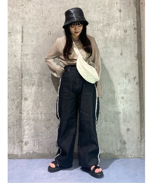 BACK NUMBER(バックナンバー)の「【BACK NUMBER】フェイクレザーハット(ハット・レディース・ブラック/ブラウン・フリー)」の16枚目の写真