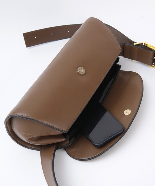 titivate（ティティベイト）の「ﾗｳﾝﾄﾞｼｮﾙﾀﾞｰﾊﾞｯｸﾞ（ショルダーバッグ・レディース・ブラック/ブラウン・FREE）」の12枚目の写真