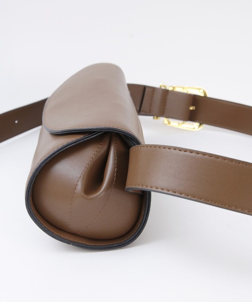 titivate（ティティベイト）の「ﾗｳﾝﾄﾞｼｮﾙﾀﾞｰﾊﾞｯｸﾞ（ショルダーバッグ・レディース・ブラック/ブラウン・FREE）」の15枚目の写真