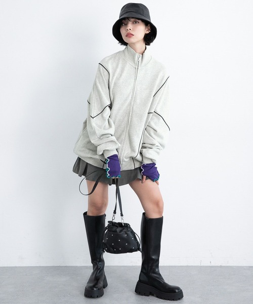 PAGEBOY(ページボーイ)の「ハイショクアームウォーマー(アームカバー・レディース・パープル系その他/ブラック系その他・FREE)」の9枚目の写真