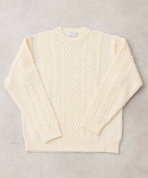 417 EDIFICE | ケーブルクルーネックニット(ニット/セーター)