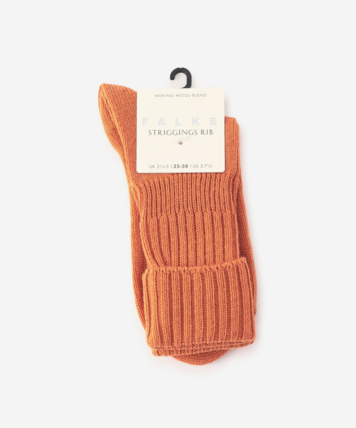 FALKE(ファルケ)の「FALKE | 47520 STRIGGINGS RIB SOCKS WOMEN(ソックス/靴下・レディース・ダークグレー/ホワイト/ダークブラウン/ブラウン/ピンク/ブラウン系その他・35/38)」の5枚目の写真