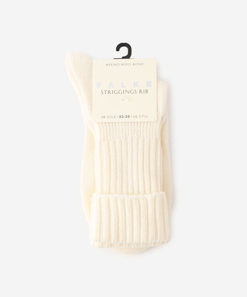 FALKE(ファルケ)の「FALKE | 47520 STRIGGINGS RIB SOCKS WOMEN(ソックス/靴下・レディース・ダークグレー/ホワイト/ダークブラウン/ブラウン/ピンク/ブラウン系その他・35/38)」の1枚目の写真