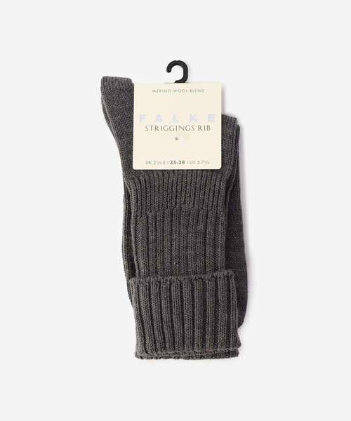 FALKE(ファルケ)の「FALKE | 47520 STRIGGINGS RIB SOCKS WOMEN(ソックス/靴下・レディース・ダークグレー/ホワイト/ダークブラウン/ブラウン/ピンク/ブラウン系その他・35/38)」の2枚目の写真