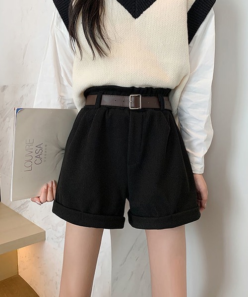 Amulet(アミュレット)の「コーデュロイショートパンツ(その他パンツ・レディース・カーキ/ホワイト/ブラック・L/M/XL)」の7枚目の写真