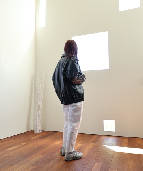 ULEULA（ウルア）の「フェイクレザーブルゾン（ブルゾン・レディース・ブラック/ブラウン・FREE）」の11枚目の写真