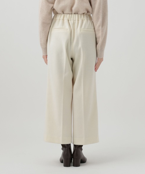 Elura(エルーラ)の「【小柄サイズ Elkotonaコトナウールライクワイドパンツ(その他パンツ・レディース・ブラウン系その他/ブラック系その他/ホワイト/チャコールグレー/ライトグレー/グリーン・SMALL/MEDIUM)」の19枚目の写真