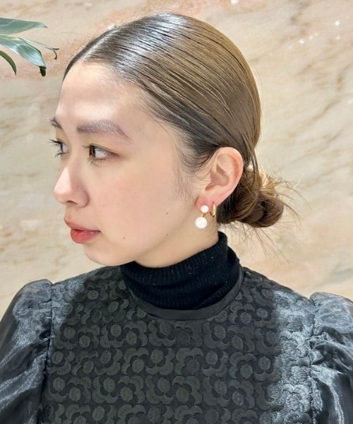 Demi-Luxe BEAMS(デミルクス ビームス)の「ダブル淡水パール イヤリング(イヤリング・レディース・ゴールド・ONE SIZE)」の3枚目の写真
