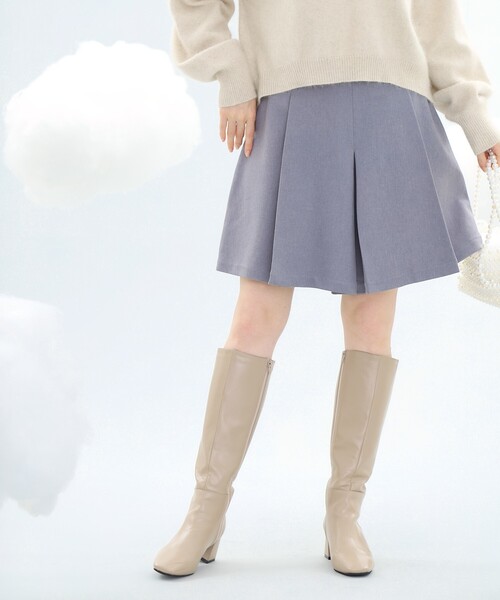 couture brooch（クチュールブローチ）の「◆【マシンウォッシャブル】ウーリッシュフレアキュロット（その他パンツ・レディース・グレー/ブラウン系その他・36/40/38）」の3枚目の写真