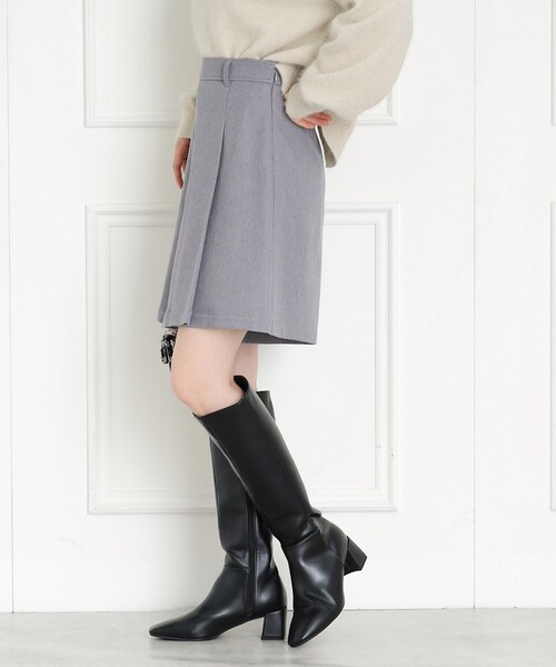 couture brooch（クチュールブローチ）の「◆【マシンウォッシャブル】ウーリッシュフレアキュロット（その他パンツ・レディース・グレー/ブラウン系その他・36/40/38）」の8枚目の写真